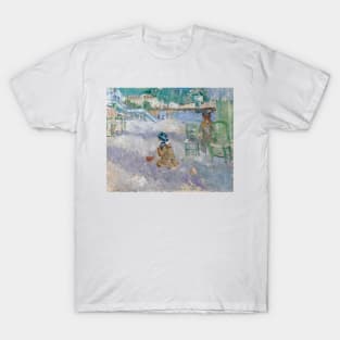 Nice Beach by Berthe Morisot T-Shirt